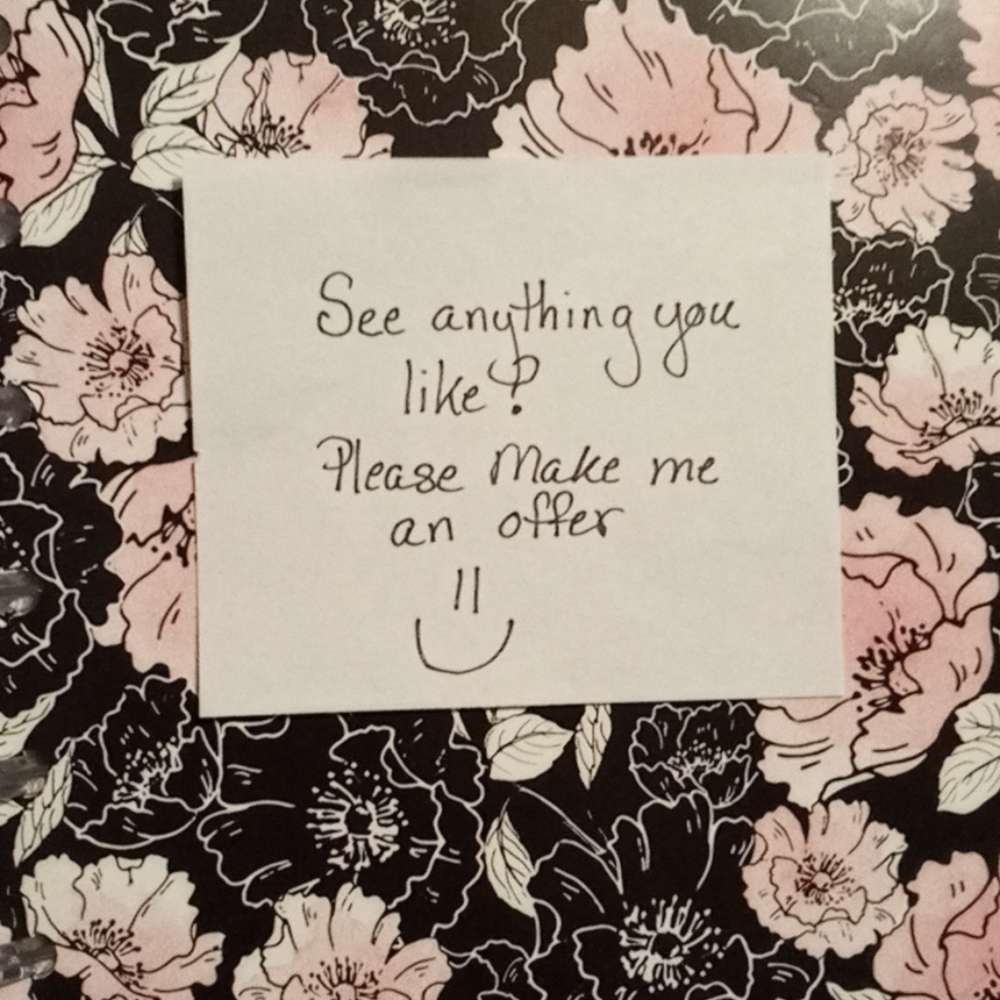 Dont be shy. Make an offer.....